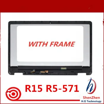 FHD Ecran LCD Tactil de Sticlă Ansamblu Digitizer+Cadru pentru Acer Aspire R15 R5-571T R5-571T-76MM R5-571T-74PG R5-571T-73NE