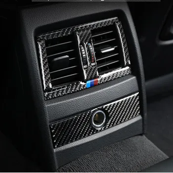 Fibra de Carbon Auto Interior-Spate, Aer Condiționat Evacuare Garnitura Capac Autocolant Pentru BMW Seria 3 F30 3GT F34 2013-19 Accesorii Auto