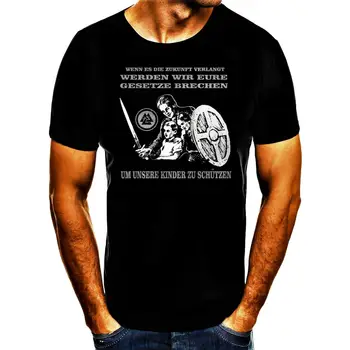 Fiii De Tată Vater Vikingii Odin Valhalla Familie Valknut T-Shirt pentru Bărbați 100% Bumbac Casual T-shirt Vrac Top Marimea S-3XL