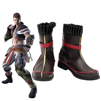 Final Fantasy XIV FF14 Războinic al Luminii Călugăr Cosplay Cizme Maro Pantofi Personalizate Orice Dimensiune
