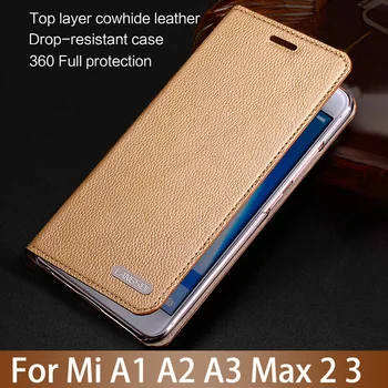 Flip Caz de Telefon Pentru Xiaomi Mi A1 A2 Lite A3 lite Pentru Max 2 3 se Amestecă 2s 3 Poco F1 Y3 Caz Textura de Crocodil din Piele, catarama Capac