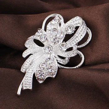 Floare Broșă Pin Accesorii de Moda de Logodna Cristal DIY Buchet Mireasa Bijuterii Pentru Femei