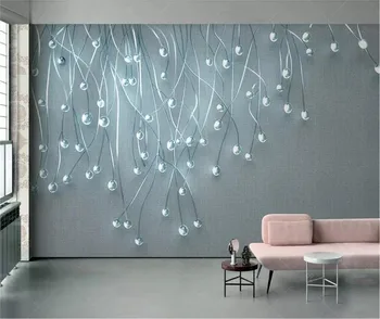 Foto personalizat tapet mural 3d stereoscopic orbire particule de sticlă pânză de fundal TV gazete de perete decor acasă