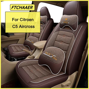 FTCHAAER Scaun Auto Capac Pentru Citroen C5 Aircross Imobiliare Rupe Accesorii Auto Interior (1seat)