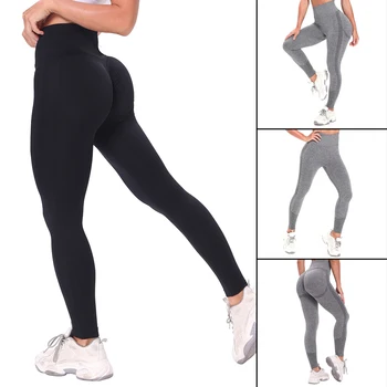 Fără Sudură De Yoga Pantaloni Talie Mare Fund De Ridicare Jambiere Push-Up Legging Pentru Femei Antrenament Legging Sală Sport Femei Colanti De Fitness Pantaloni
