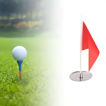 Golf Flagsticks Mini Crosa Antrenor Accesorii Gaură de Golf Cana cu Steag pentru Curte