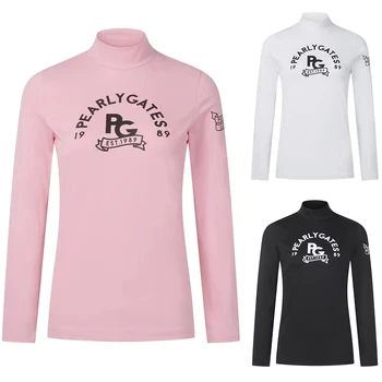 Golf pentru femei T-shirt de Primăvară de Toamnă de Moda Sport Golf Îmbrăcăminte Camasi cu Maneca Lunga Elastic Slim Tricou Polo pentru Femei
