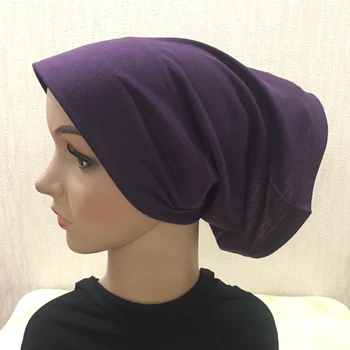 H1323 confortabil bumbac țesătură în amestec tub underscarf și pălării rigid cu hijab pălării,livrare rapida