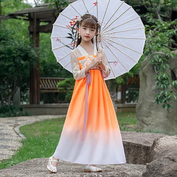 H2519 Copii Costume Cosplay Performanțele Elevilor Haine Fata Hanfu Copii Petrecere De Halloween Prințesă Chineză Antică Fairy Dress