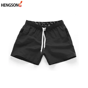 HENGSONG Vară Om Nou Boxeri de Talie medie Plaja Pantaloni scurți Cordon Drept Surf pantaloni Scurți Patru Culori S-2XL Boxeri Bărbați