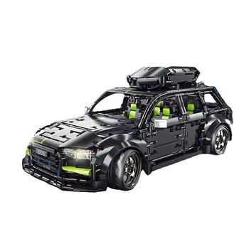 High Tech Seria T5023 Negru Supercar MOC Static Versiunea de Curse a Modelului Vehiculului 2896PCS Blocuri de Cărămidă Jucarii Copii Set Cadou