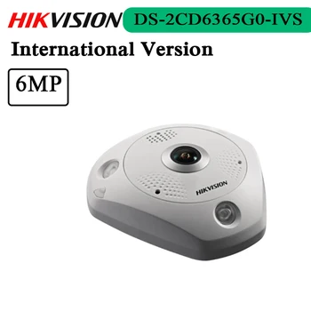 HIK 6MP Fisheye DS-2CD6365G0-IVS Build-in Microfon Si Difuzor DeepinView Fisheye Camera de Rețea