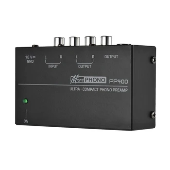 HTHL-Ultra-Compact Phono Preamp Preamplificator Cu Rca 1/4Inch TRS Interfețe Preamplificador Phono Preamp PP400,Plug SUA