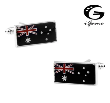 iGame Steag Australian butoni de Alamă, Material de Transport Gratuit