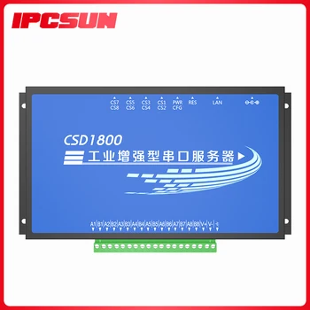 Industriale de Clasa a 8-port Serial Server 8-port 485 de la Ethernet la 485 8 Izolare de Înaltă Stabilitate CSD1800