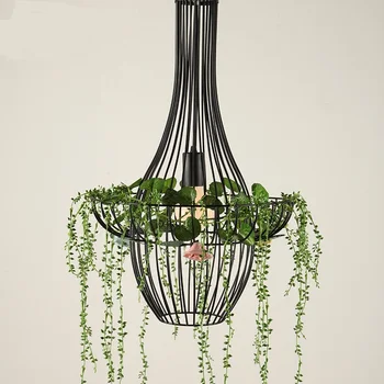 Italia modele fier de artă lampa ghivece de flori gradini cer ghivece cu plante Nordice restaurant lumini pandantiv creative pandantiv lampă LO71818