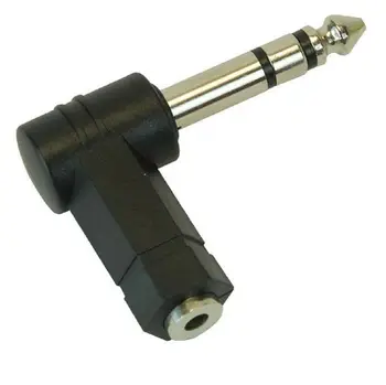 Jack de 3,5 mm la 6,3 mm Jack Stereo UNGHI DREPT Adaptor 1/4 Conectați mufa pentru Căști