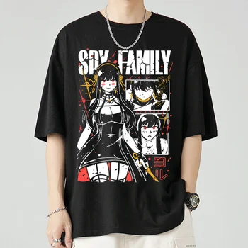 Japonia Amuzant Drăguț Anime Kawaii Spion X Familiei Yor Falsificator T-shirt Femei Barbati Casual Moda Harajuku Tee Maneci Scurte Om Supradimensionate