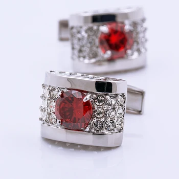 KFLK hot de bijuterii de cristal roșu în 2017 nou produs pentru om camasa brand de înaltă calitate și de lux de nunta de oameni oaspeții