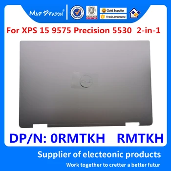 Laptop NOU, original, LCD-Spate, Capac Spate LCD Capacul superior alb-argintiu Un shell Pentru Dell XPS 15 9575 Precizie 5530 2-în-1 0RMTKH RMTKH