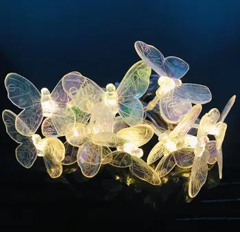 LEd Fluture Iluminat Lanț De Camera De Decorare Interioară Fereastră Uri Mici Lumini Colorate