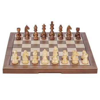 Lemn De Șah, Șah, Table Profesională Adulți Petrecere Mare Pliere Piese De Șah Joc Dungă Tabuleiro De XadrezBoard Jocuri