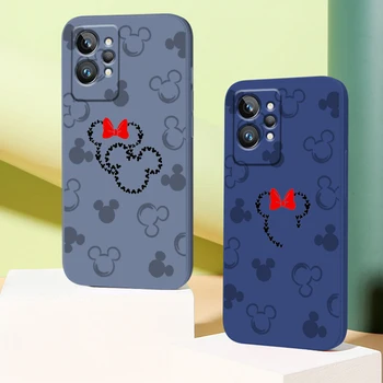 Lichid Coarda Disney Mickey Minnie Drăguț Telefon Caz Pentru OPPO Realme Q3S Q5i 50A 50i C21Y C11 GT Neo3 Neo2 9 9i 8 8i 7 Pro Plus
