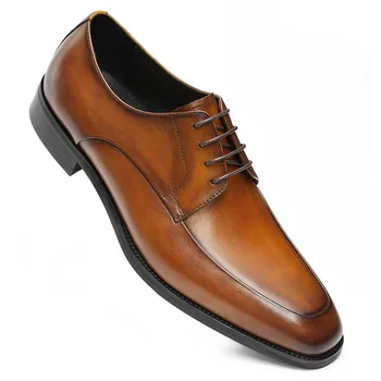 Lux Design de Brand Oameni de Afaceri Rochie de Mireasa Pantofi din Piele lucrate Manual Domn Oxfords Black Brown Zapatos Hombre