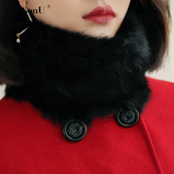 Lână Toamna Haină Lungă Geaca de Iarna Femei Blană de Vulpe Guler coreean Slim Red Doamnelor Haine Abrigos Mujer Elegante ED-615