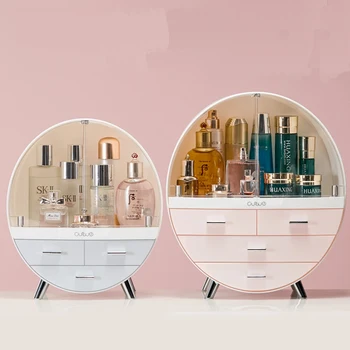 Machiaj Organizator Depozitare Cosmetice Caseta De Cosmetice Moderne Cutie Make-Up Box Praf Baie Desktop Frumusete De Îngrijire A Pielii