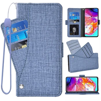 Magnetic Piele Flip Portofel Caz Pentru Samsung Galaxy A72 A72 4G A72 5G A724G A725G 72 Cartelei de Telefon Capacul