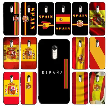 MaiYaCa Spania Stema Drapelului Telefon Caz pentru Redmi 5 6 7 8 9 O 5plus K20 4X 6 capac