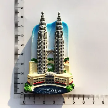 Malaezia capitala Kuala Lumpur punct de reper turnuri gemene de trei-dimensional peisaj turismul memorial meserii magnet de frigider