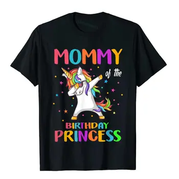Mami De Printesa Ziua De Nastere Amuzant Unicorn Dab Cadou Tricou LeisureSlim Se Potrivesc Topuri Tricou De Moda Bumbac Mens T Shirt