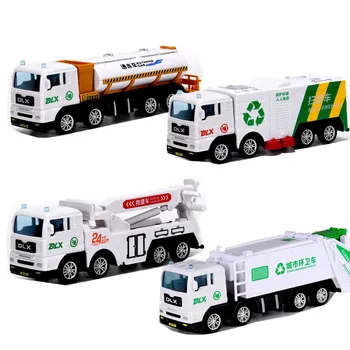 Mare-simulare 1:55 plastic urban camionul de model,calitate zdrobitoare de aspersoare și de salvare jucărie camion,transport gratuit