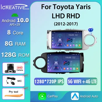 Masina de Radio Autoradio Android 10 Pentru Toyota Yaris 2012 - 2017 Navigare GPS Multimedia Player Carplay Stereo 2 Din DVD HU Recoder