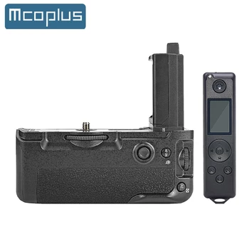 Mcoplus BG-A74 Pro Vertical Grip Baterie pentru Sony A7IV A74 A7RIV A7R4 A9II A7M4 A7RM4 Camera ca VG-C4EM cu 2.4 G Control de la Distanță