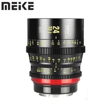 Meike 24mm T2.1 Full-Frame cu Unghi Larg de Cinema Lens pentru Canon ZCAM E2-F6 EOS C500 EOS C300 Mark II EOS C100 Mark III Zcam E2-S6 6K