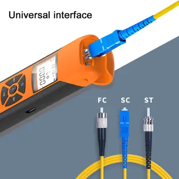 Mini Optical Power Meter SC/FC/ST Universal Port Nou de Înaltă Precizie USB Fibra Optica Cu Lanterna