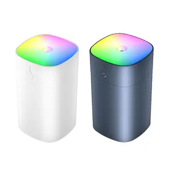 Mini Umidificatoare de Aer Colorate Lumina de Noapte cu Zgomot Redus Difuzor Fogger Personal Umidificator de Aer pentru Desktop Noptiera Birou