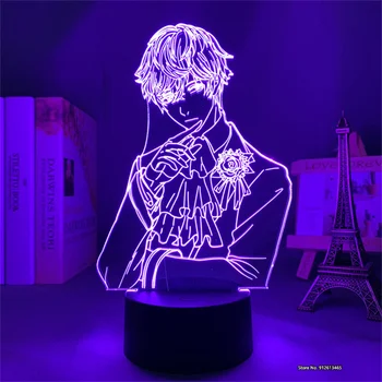 Mister Messenger Proiectat Lumina de Noapte LED 3D pentru Camera Copiilor Decor Noptieră Lampa de control Acrilice Lampa