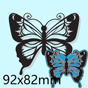 Moare de tăiere Fluture Frumos Animal Stencil Ambarcațiuni pentru Album Timbre Moare Relief Hârtie Card Cadou 92*82mm