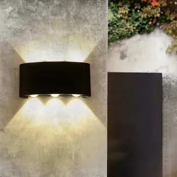 Modern Stil Nordic LED-uri Lumina de Perete Exterior Impermeabil Interior Lămpi de Perete Camera de zi 2W 4W 6W 8W Pridvor Lampa de Gradina Iluminat