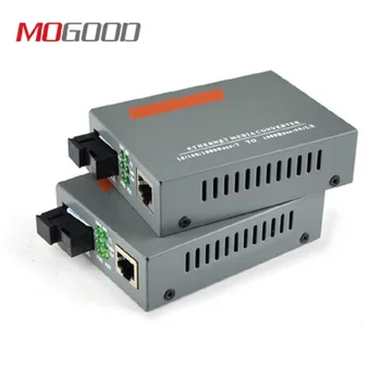 MoGood 10M/100M/1000M Modul Single Singură Fibră Fibre Optice Media Converter SC Port 25KM, 10M/100M/1000M RJ45,GS-03-20 KM-AB