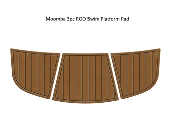 Moomba 3pc ROO Platforma de Înot Pad Barca EVA Faux Spuma Podea din lemn de Tec