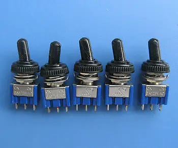 MTS102 5 Buc AC 125V 6A Amperi PE/de PE 2 pozitii 3 Pini SPDT Mini Comutator