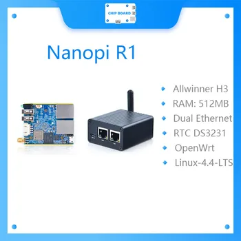 Nanopi R1 Dual-screen internetul lucrurilor IoT router, suport open-source Ubuntu și OpenWrt