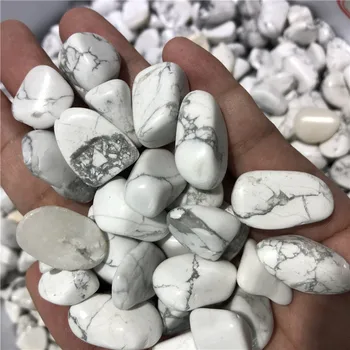 Naturale de cuarț alb howlite scazut cristale healiing pietre pentru decor gradina