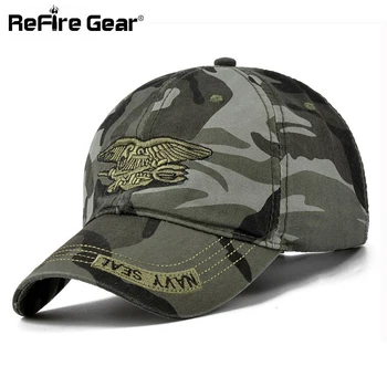 Navy Seal Casual De Vara Camuflaj Șapcă De Baseball Pentru Bărbați Reglabil Armata Tactice Pălării De Moda De Bumbac Camuflaj Tactice Sepci Unisex 55-59