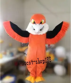 New Adult Cel Mai Bun De Vânzare Minunat De Înaltă Calitate Portocaliu Vultur Mascota Costum De Crăciun Rochie Fancy Mascota Costum De Halloween